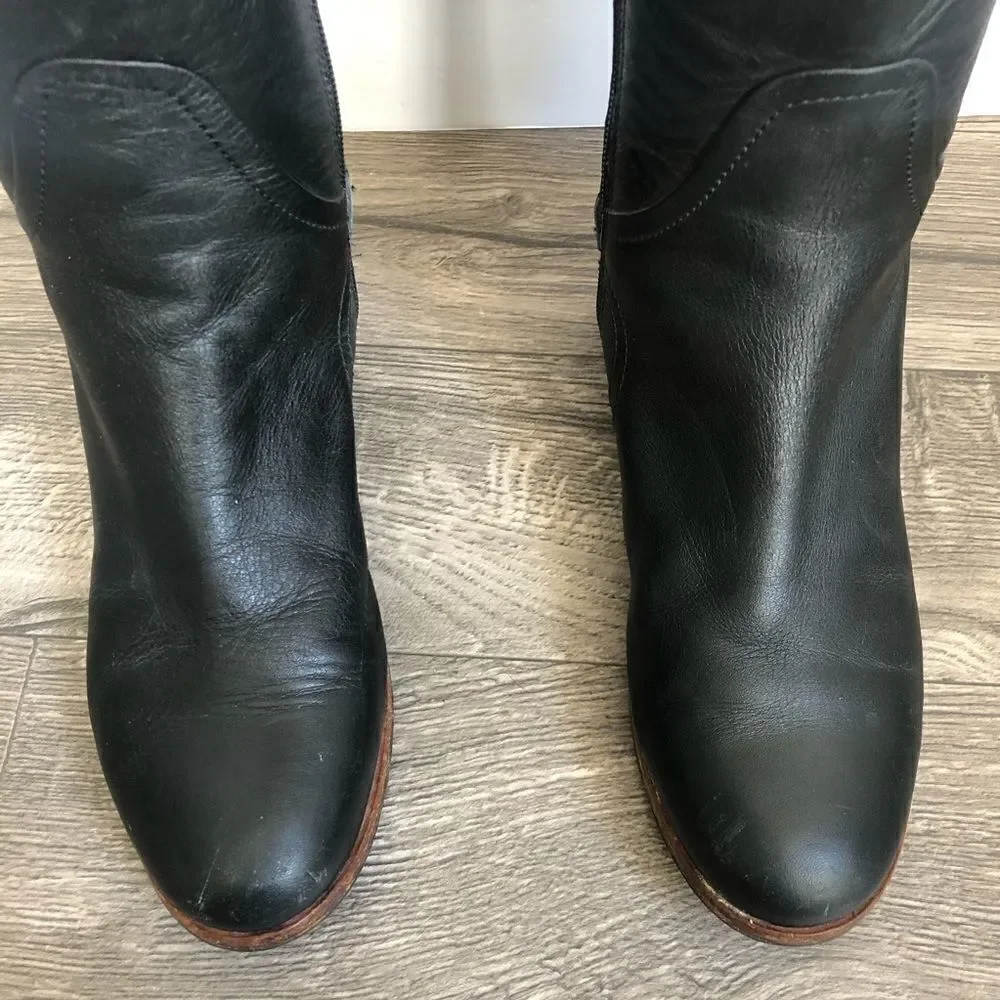 Revolve UGG Equestrian Amberlee Black knee high Riding Boots